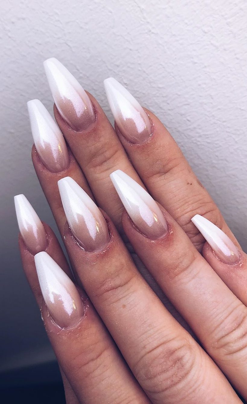 40+ Best Coffin Nail & Gel Nail Designs For Summer 2021 Page 18 of